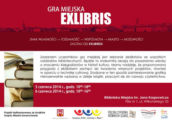 Gra miejska „Śladami inowrocławskiej biblioteki”