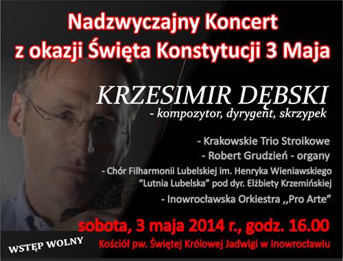 Nadzwyczajny Koncert z okazji Święta Konstytucji 3 Maja 