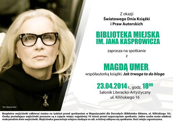 Święto Książki z Magdą Umer