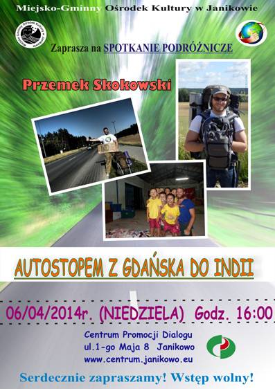 Autostopem z Gdańska do Indii