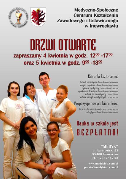 Medyk zaprasza na drzwi otwarte