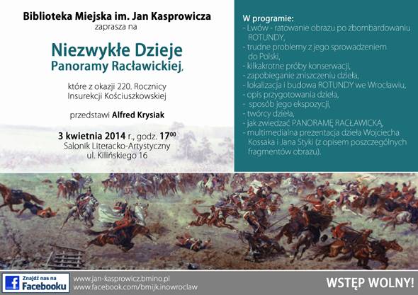 Z Alfredem Krysiakiem o Panoramie Racławickiej