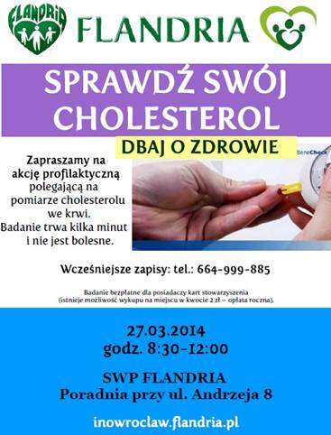 Zbadaj swój cholesterol