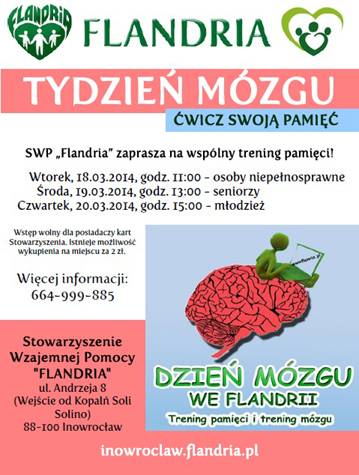 Tydzień Mózgu  z Flandrią