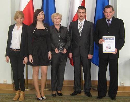 ZSP Kościelec na X Gali Przedsiębiorczości w Pałacu Prezydenckim