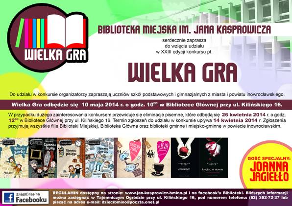Znamy finalistów „Wielkiej Gry