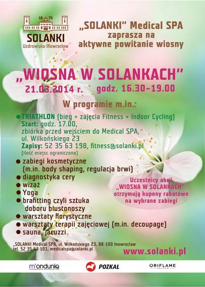 Powitaj wiosnę w „Solanki” Medical SPA