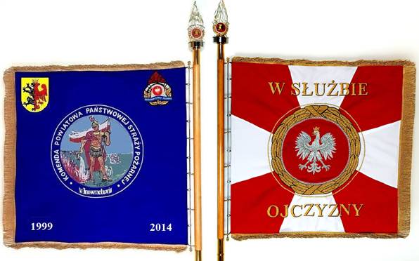 Sztandar dla Komendy Powiatowej Państwowej Straży Pożarnej w Inowrocławiu