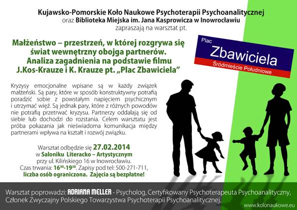 Warsztat psychologiczny - Plac Zbawiciela“