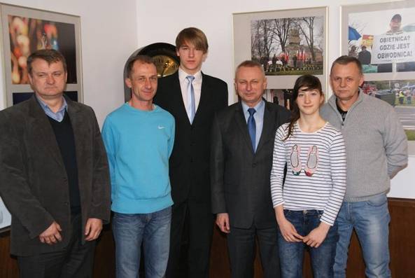 Złoci medaliści z wizytą u prezydenta