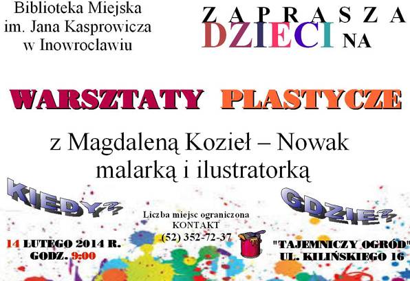 Warsztaty plastyczne w „Tajemniczym Ogrodzie