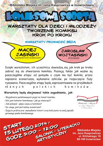 Komiksowa sobota w bibliotece