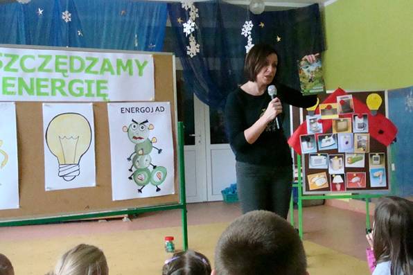 „Słoneczko” jest Eko -Przedszkolaki oszczędzają energię