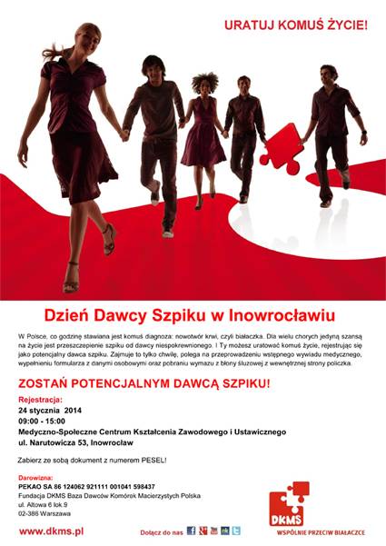 Dzień Medyka – Dzień Dawcy Szpiku w Inowrocławiu