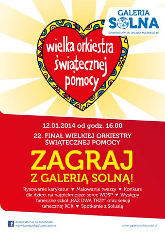 Galeria Solna zagra z WOŚP 