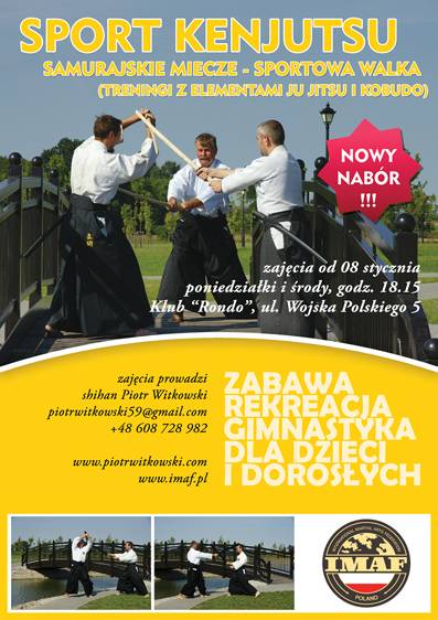 Nowy nabór do sekcji Sport Kenjutsu