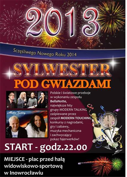 Sylwester pod gwiazdami