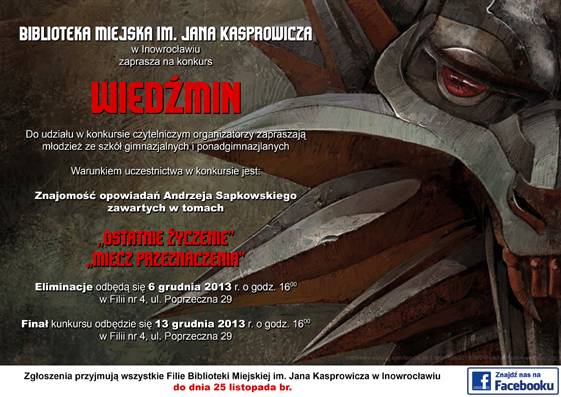 Wiedźmin będzie rządził w bibliotece