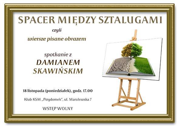 Spacer między sztalugami