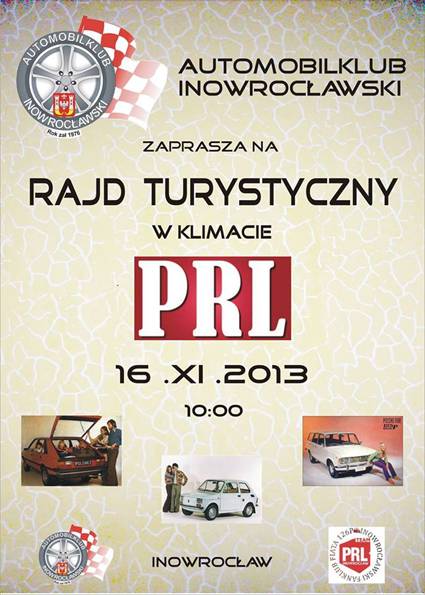 Samochodowy rajd turystyczny w klimacie PRL