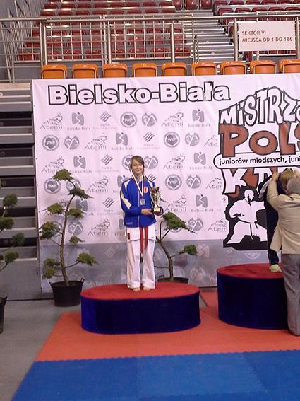 Srebrny medal w Mistrzostwach Polski Karate WKF