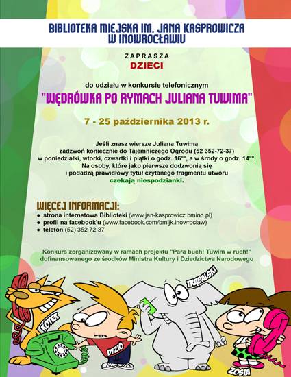 Wędrówka po rymach Juliana Tuwima