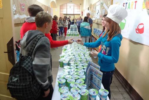 Prozdrowotny happening w Gimnazjum nr 1