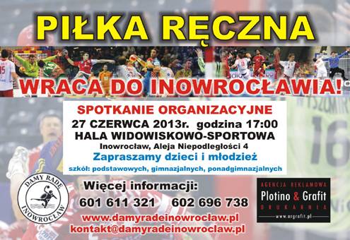 Reaktywacja piłki ręcznej w Inowrocławiu