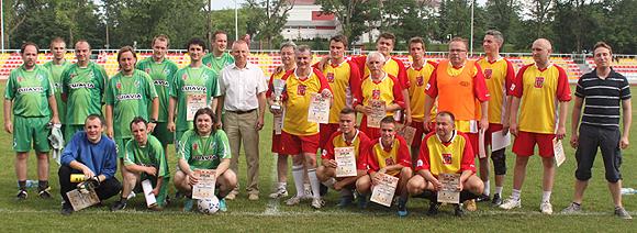 Zagrali w „gałę” na inowrocławskim stadionie