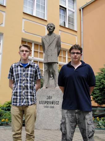 Mapa nie ma tajemnic dla uczniów Kaspra