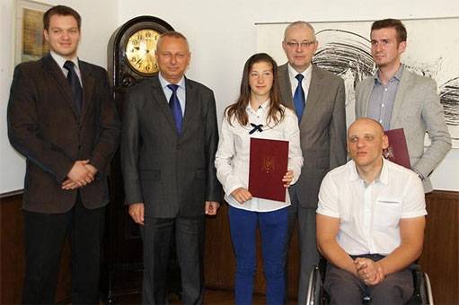Stypendyści sportowi nagrodzeni