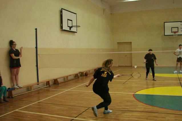 Mistrzostwa w badmintonie w ZSP nr 1 w Inowrocławiu