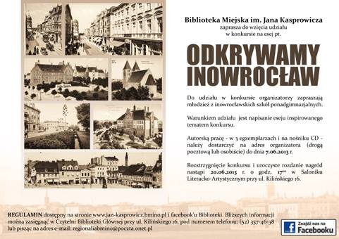 Biblioteka Miejska odkrywa Inowrocław
