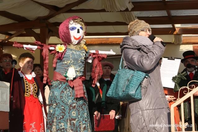 Marzanna wylądowała ... na lodzie