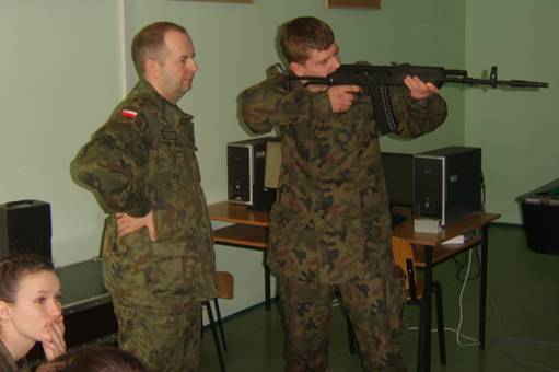 Uczniowie szkolili się w jednostce
