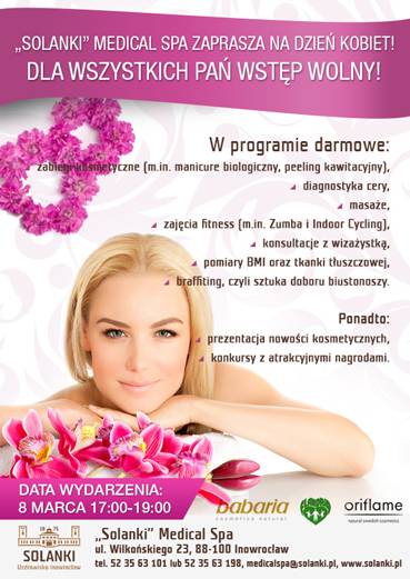 „Solanki” Medical Spa zaprasza na Dzień Kobiet