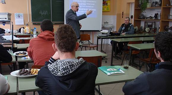 Szkolenie rolników w ZSP Kościelec