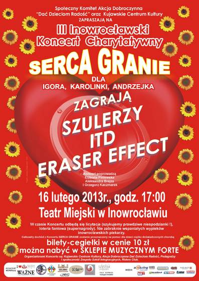 Zagrają inowrocławskie serca