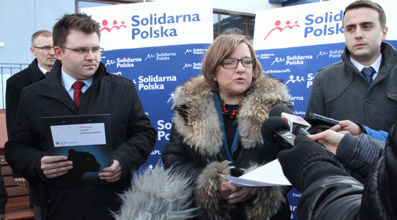 Beata Kempa w obronie pracowników szpitala (TV)