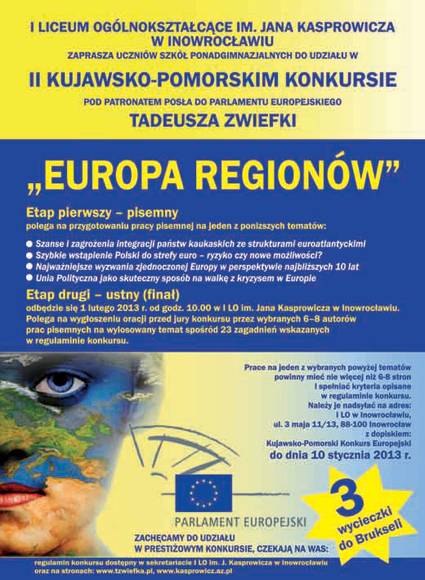 Europa Regionów – rusza druga edycja konkursu!