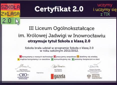 III LO szkołą z klasą