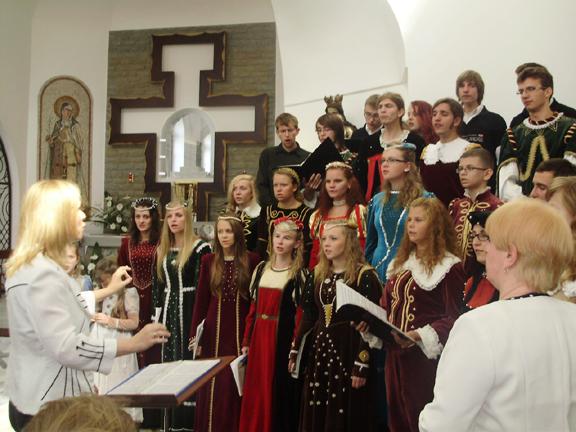 Inovroclaviensis Cantans  na Jubileuszu w San Damiano Podlasia