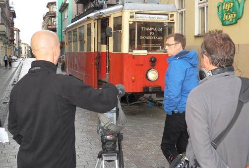 Maciej Orłoś z kamerą gościł w Inowrocławiu