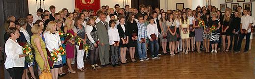 Laureaci olimpiad i konkursów nagrodzeni