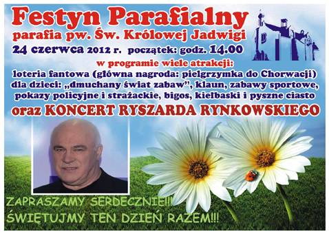 Rynkowski zaśpiewa na festynie parafialnym