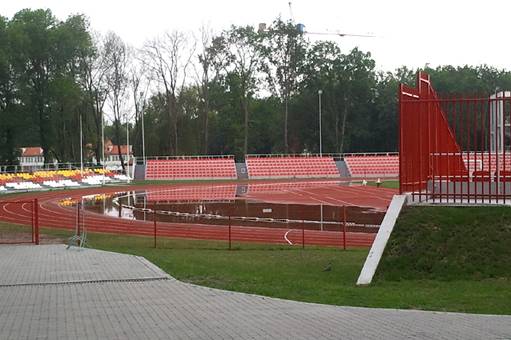 Stadion ponownie pod wodą