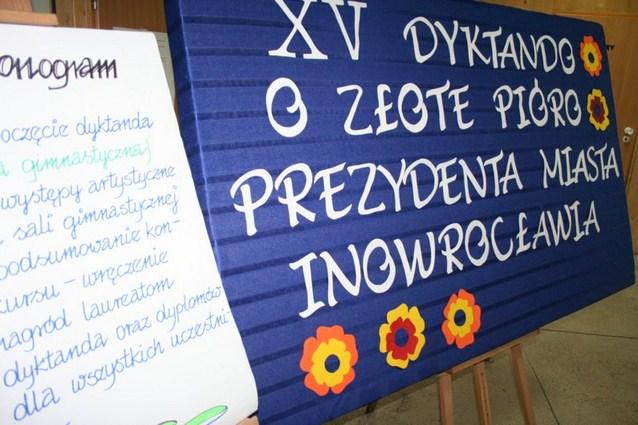O złote pióro Prezydenta Miasta Inowrocławia