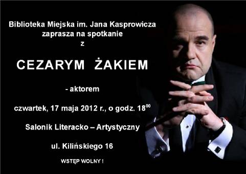 Cezary Żak będzie gościł w Inowrocławiu
