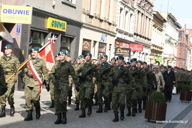 Pierwsze święto 2 Inowrocławskiego Pułku Inżynieryjnego 