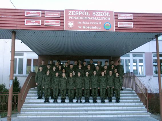 Ślubowanie uczniów w LO w Kościelcu